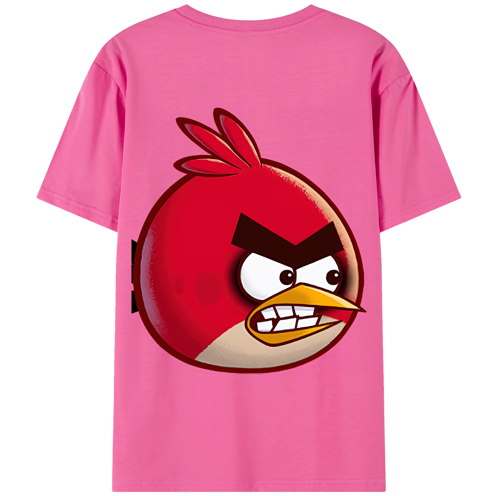 （画像用） Angry Birds アングリーバード レディース半袖Tシャツ(バックプリント)